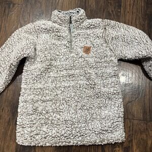 The Home Depot Super Soft‎ Fleece 1/4 Zip Pullover Sz Medium Employee Workwear